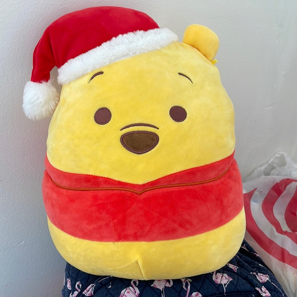 Winnie the Pooh Christmas squishmallow